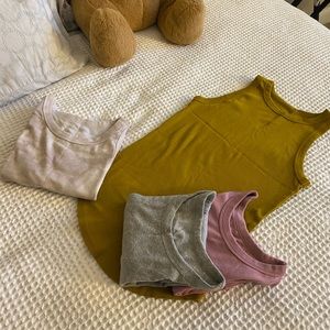 Soft,ribbed tank tops… All size/M except the beige marble size/L